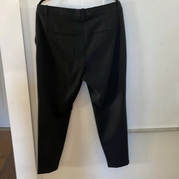 H&M Classic Pinstriped Black Slacks Pants Size 16 - Picture 5 of 11